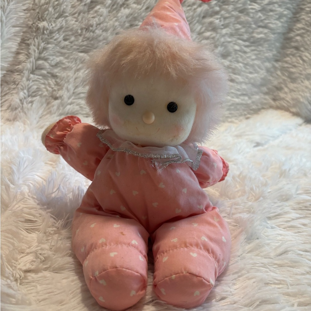 Vintage 1988 Adorable Pink Music Doll.